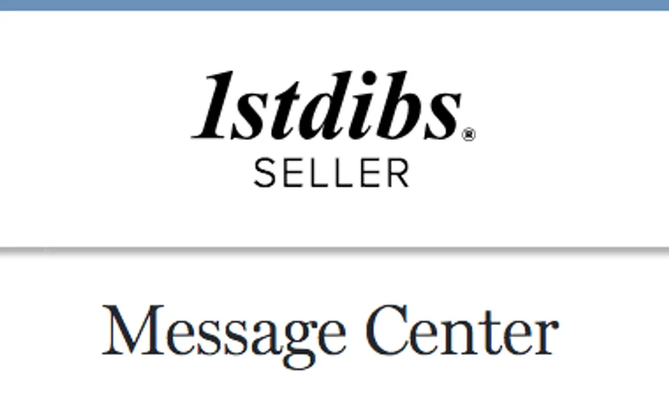1stdibs Message Center interface