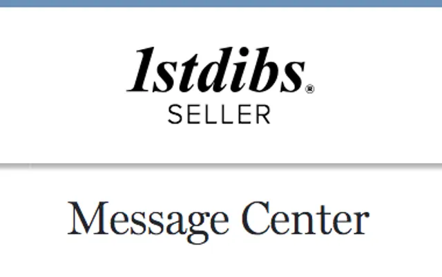 1stdibs Message Center interface